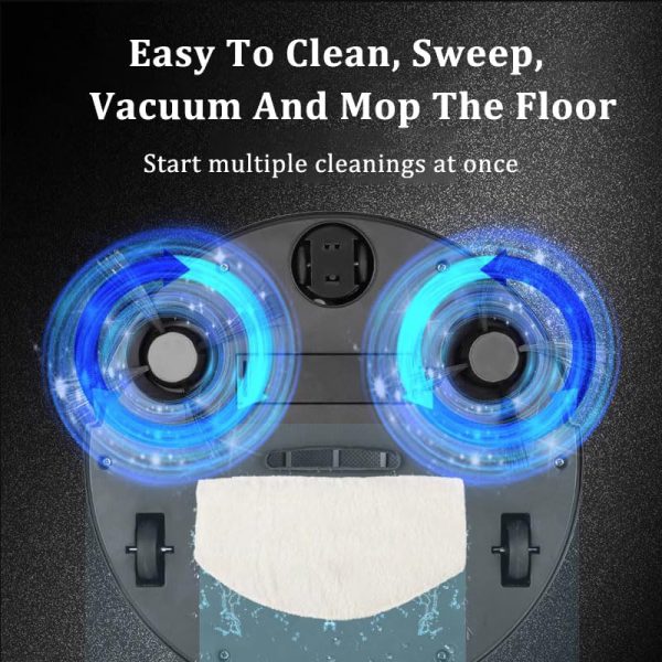 Portable Mini Wireless Smart Sweeping Robot Mopping 3 In1 Rechargeable Cleaning Machine Vacuum Cleaner For Home Office Robot